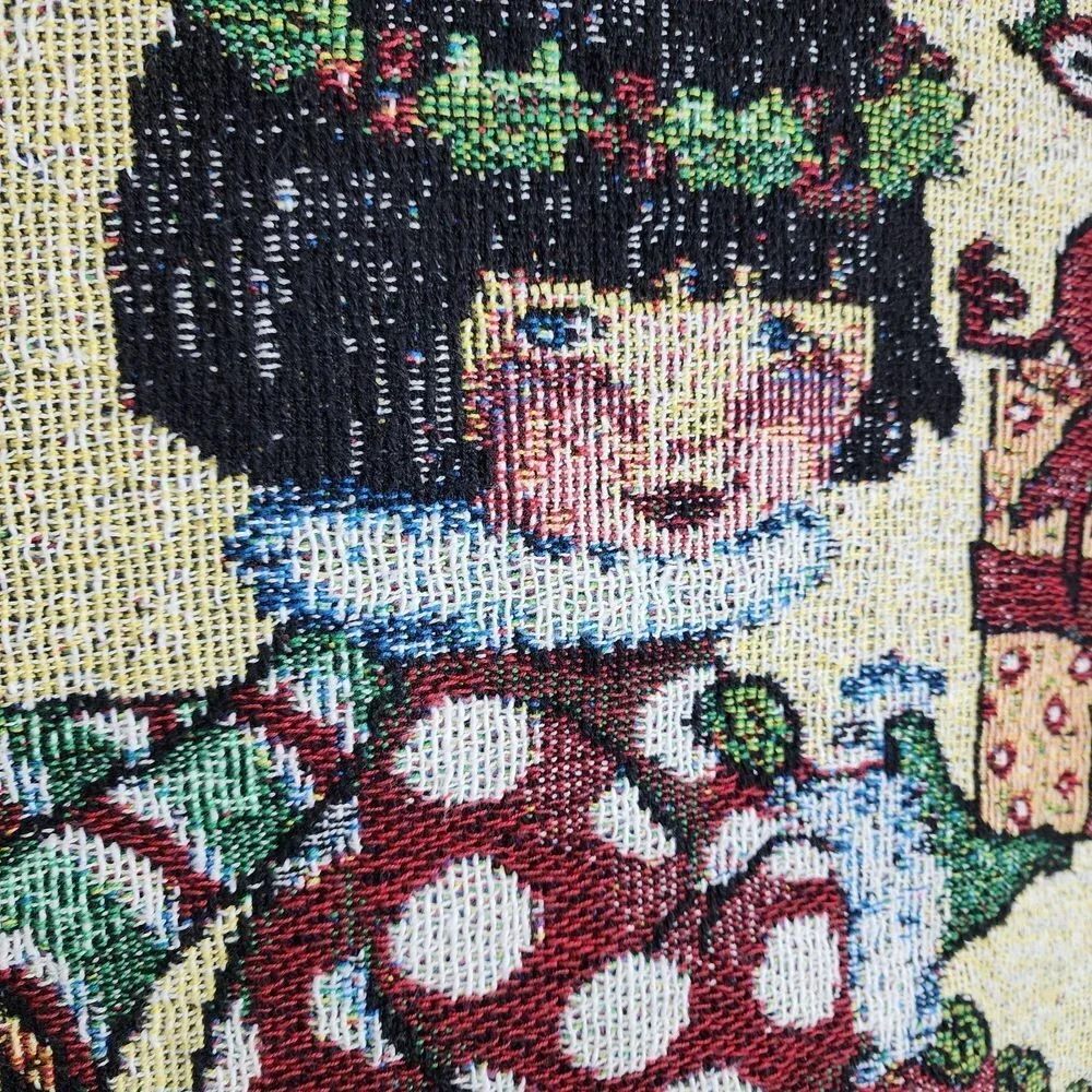 Painted Pony Christmas Jacket Women's S / M Tapestry Needlepoint Knit‎ Vintage